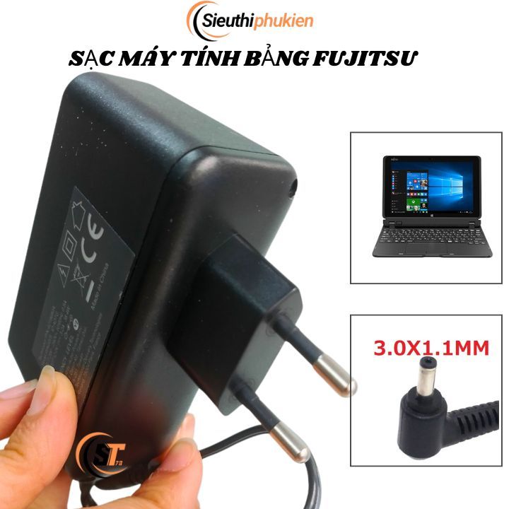 Sạc laptop Fujitsu Q584 Q506 Q555, Q507 , sạc laptop 2 trong 1 kiêm máy tính bảng Fujitsu Tab STYLIS