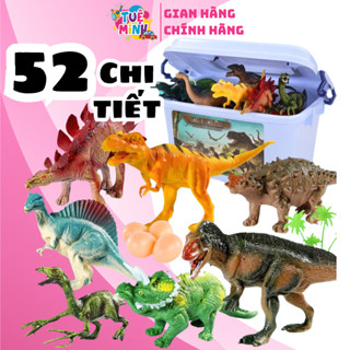 Đồ chơi mô hình KHỦNG LONG kích thước lớn 52 chi tiết cho bé phát triển khả năng nhận biết