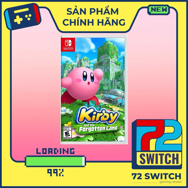 Băng Game Kirby and the Forgotten Land Nintendo Switch