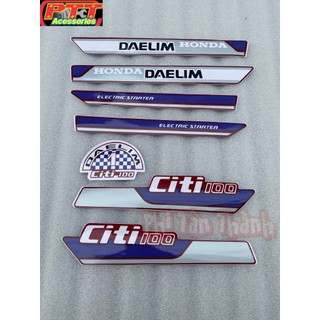 BỘ TEM XE CITI DAELIM 100