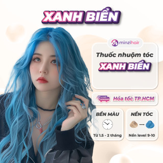 Thuốc nhuộm tóc Màu Xanh Biển - Xanh Dương Sáng - Minzihair, Minzihair HCM