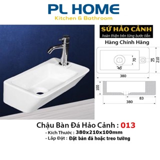 Chậu Lavabo mini, châụ rửa mặt nhỏ treo tường hoặc để bàn dùng cho không gian chật hẹp