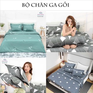 {SALE} Bộ chăn ga gối Sông Hồng chất cotton