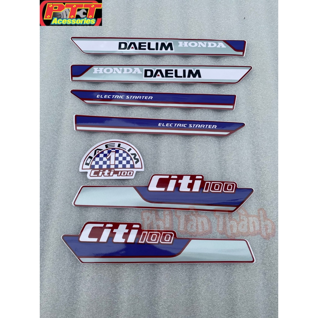 BỘ TEM XE CITI DAELIM 100