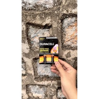 Vỉ 2 viên Pin tiểu AA + AAA hãng Duracell Plus dung lượng cao