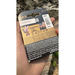 Vỉ 2 viên Pin tiểu AA + AAA hãng Duracell Plus dung lượng cao