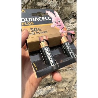 Vỉ 2 viên Pin tiểu AA + AAA hãng Duracell Plus dung lượng cao