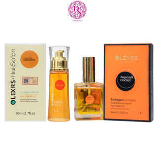 Tinh dầu dưỡng tóc Olexrs Hairsalon Pure 100% Argan Oil Collagen Complex Hair Repair Oil 80ml