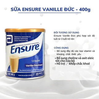SỮA ENSURE ĐỨC - 400G