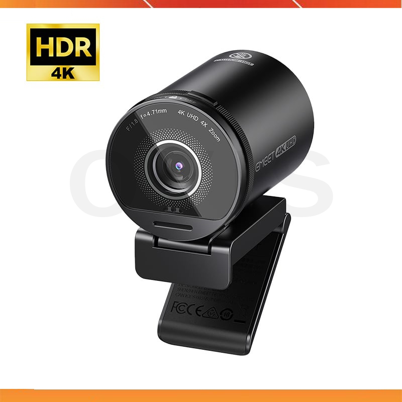 Emeet SmartCam S800 - Webcam UHD-4K Họp Trực Tuyến Góc Rộng, Tốc Độ 60FPS, Lấy Nét Tự Động
