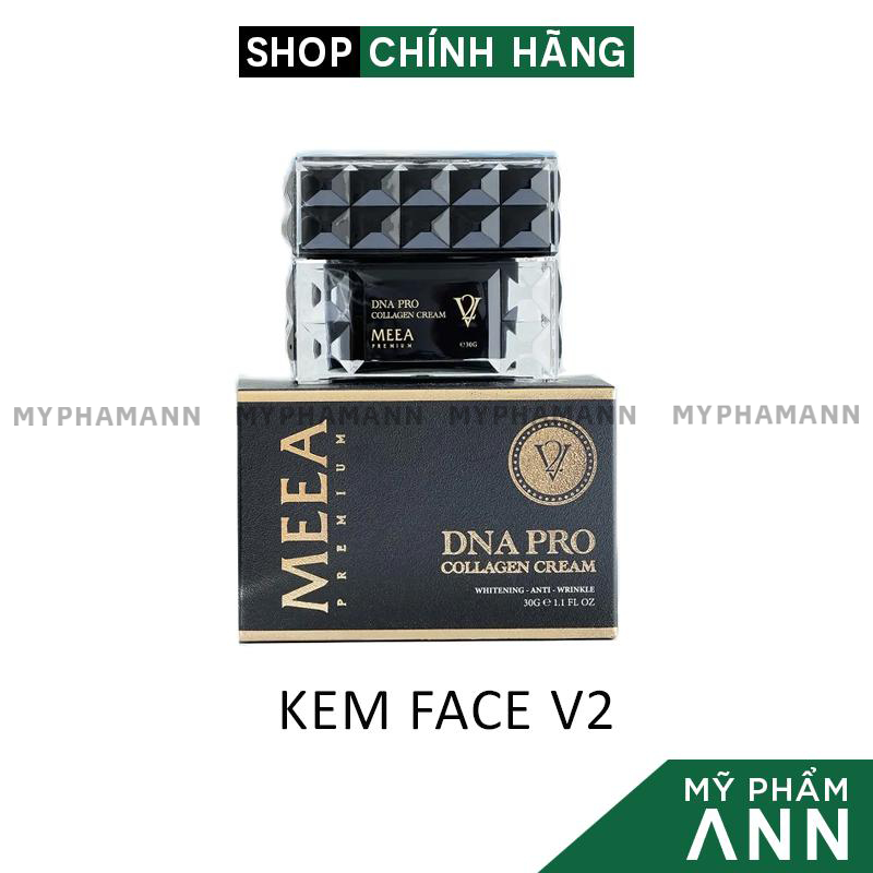 Kem Face Collagen Cá Hồi DNA Pro V2 Meea Origin Chính Hãng - Giảm Nám Tàn Nhang Phục Hồi Da Hư Tổn