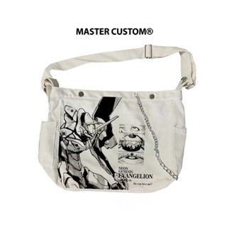 Túi Đeo Chéo Evangelion 01 họa tiết Manga Canvas Bag Đeo Vai