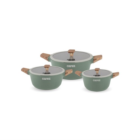 Bộ Nồi Đúc Ván Đá Carez CPC595DI03CN