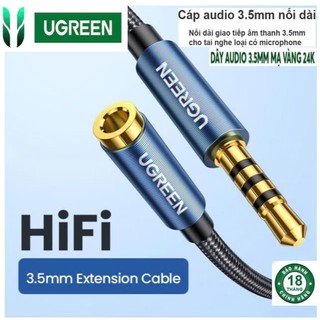 Cáp 3.5mm nối dài mic & loa ugreen 40672 40673 40674 40675 av118
