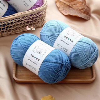Len Yaoh Wool Đan Móc Khăn Mũ