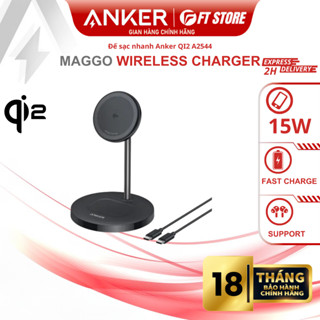 Đế sạc không dây Anker từ tính hỗ trợ QI2 15W - A2544