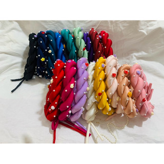 mấn đội đầu lụa điểm hoa cho mẹ và bé sỉ+lẻ( bé từ 1-2 tuổi báo shop )