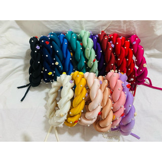 mấn đội đầu lụa điểm hoa cho mẹ và bé sỉ+lẻ( bé từ 1-2 tuổi báo shop )