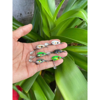  nhái hơi câu lure uL .sử dụng cần uL ,2cm 3g siêu mini ,bằng nữa lóng tay 