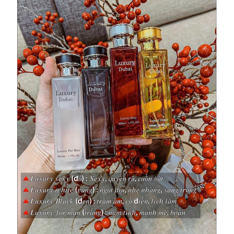 nước hoa Dubai Luxury mẫu 50ml