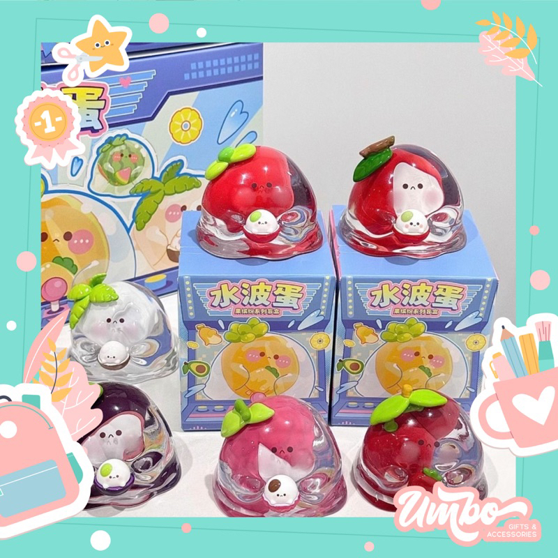 HỘP MÙ BUBBLE EGGS TRÁI CÂY VER MỚI NHẤT TRONG SUỐT