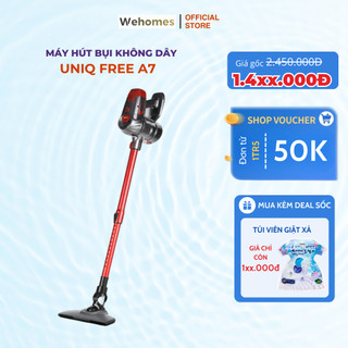  Máy hút bụi không dây cầm tay UNIQ Free A7 đa năng gia đình mini pin sạc hút bụi giường nệm đệm sofa xe hơi  chính  hãng 