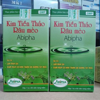 Kim Tiền Thảo Râu Mèo Abipha dạng lọ 60 viên hỗ trợ làm mòn sỏi, hết sỏi thận, tiết niệu