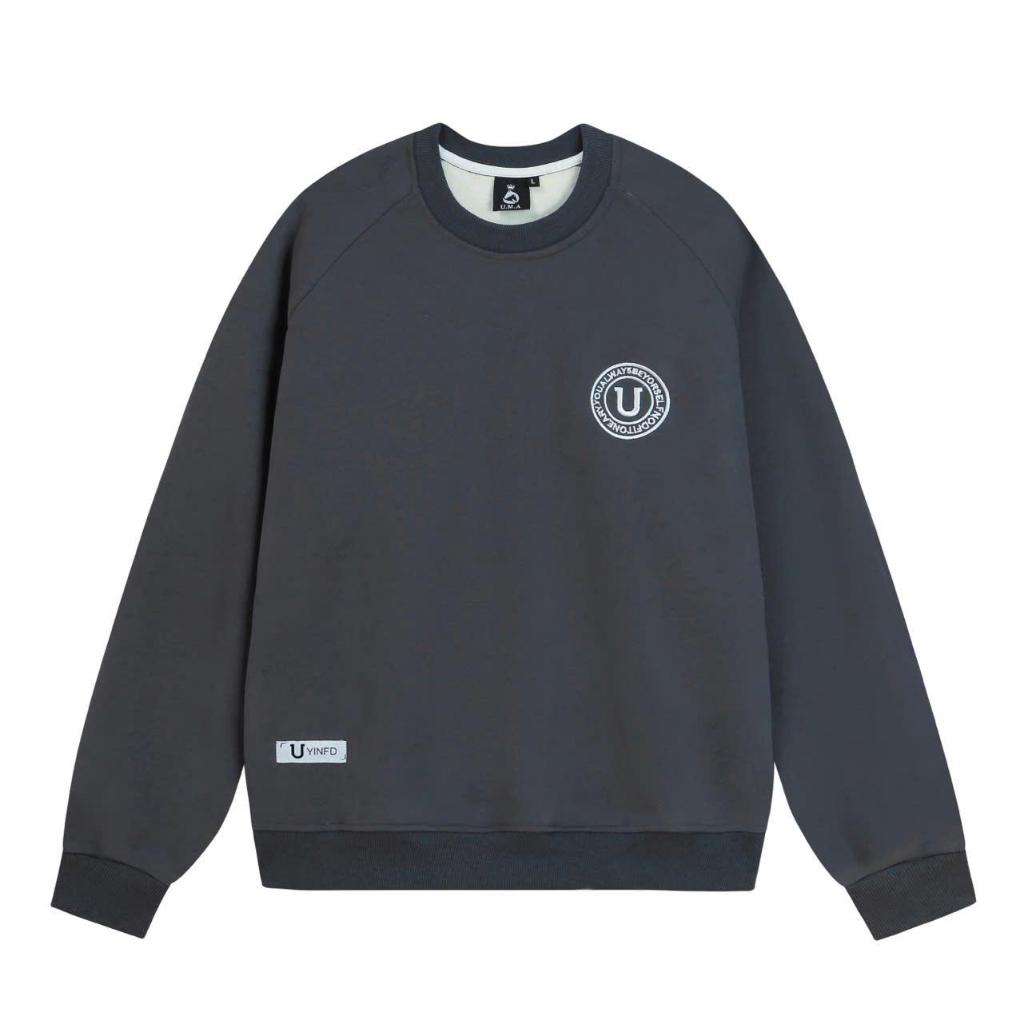 Áo Nỉ Nam UMA LIMITED Lót Lông Thêu U Chất Liệu Nỉ Dày Dặn Cao Cấp Sweater Dài Tay ULA68