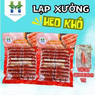 1kg Lạp xưởng heo khô thượng hạng- Khởi Bách Hưng-loại sấy khô bảo quản nhiệt độ thường 1 tháng (tặng gói nhỏ 2 vị)