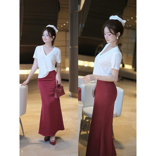 chân váy lụa đuôi cá nhẹ tbb by thaobibi