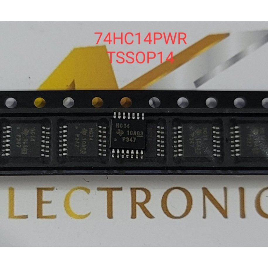 SN74HC14PWR 74HC14PWR TSSOP14 hàng mới 100% ký hiệu trên thân HC14 (con)