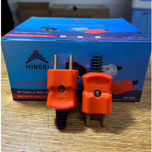 PHÍCH CẮM CHỊU TẢI,CHỊU LỰC HINOKI 3000W-CHỐNG NƯỚC