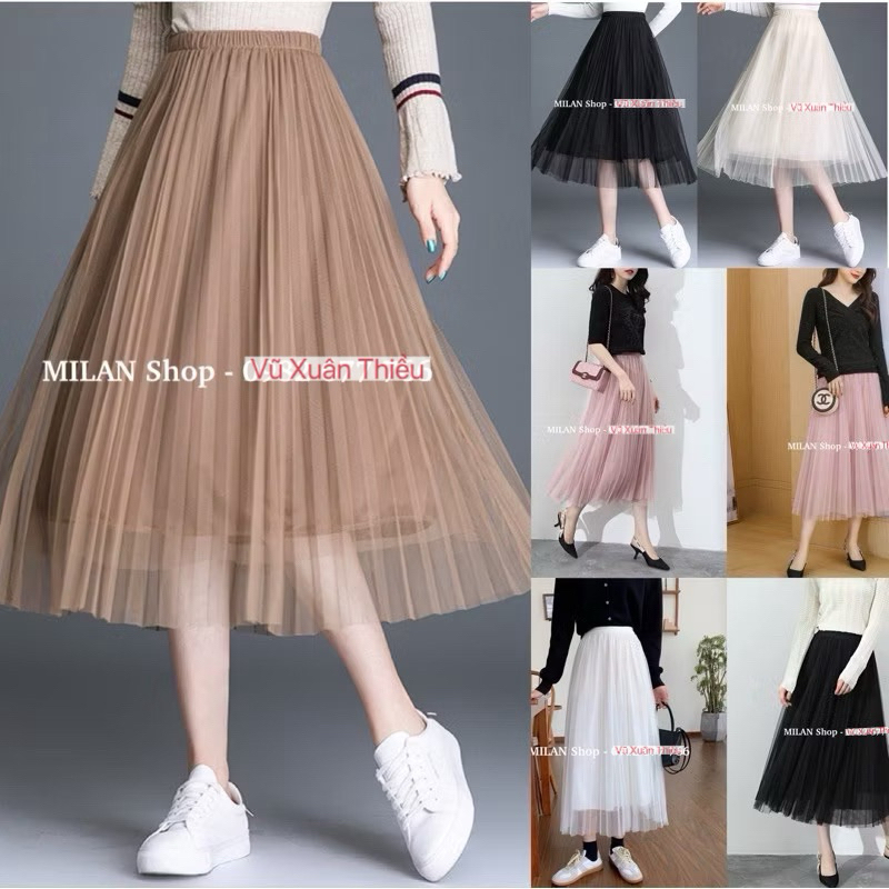 Chân váy công chúa- tutu các kiểu dài midi
