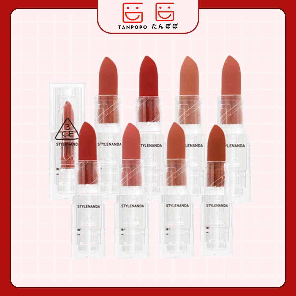 Son Thỏi 3CE Soft Matte Lipstick (Clear Layer Edition)
