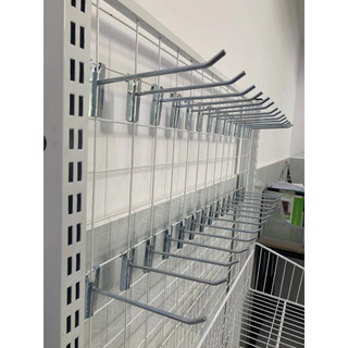 Móc Cài Khung Lưới Treo Sản Phẩm Phụ Kiện Trang Trí Sơn Tĩnh Điện ( Combo 50 100 Cây 30cm PHI SẮT 5 LY )