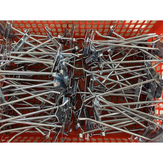 Móc Cài Khung Lưới Treo Sản Phẩm Phụ Kiện Trang Trí Sơn Tĩnh Điện ( Combo 50 100 Cây 30cm PHI SẮT 5 LY )