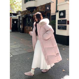 [Sẵn] Áo Phao Dáng Dài Áo Phao Nữ Có Mũ Form Rộng Dáng Dài Qua Gối Áo Phao Kiểu Hàn Quốc Đi Làm Đi Chơi Mùa Đông AP062