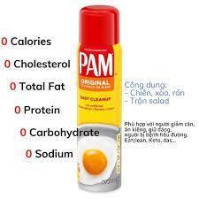  Dầu Pam ăn kiêng 0 calo 12 oz  date T8 26  dạng xịt chính hãng dùng chiên xào ăn eatclean giảm cân 