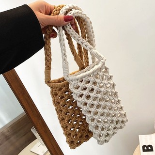 Túi Đựng Điện Thoại Đan Sợi Macrame Thủ Công