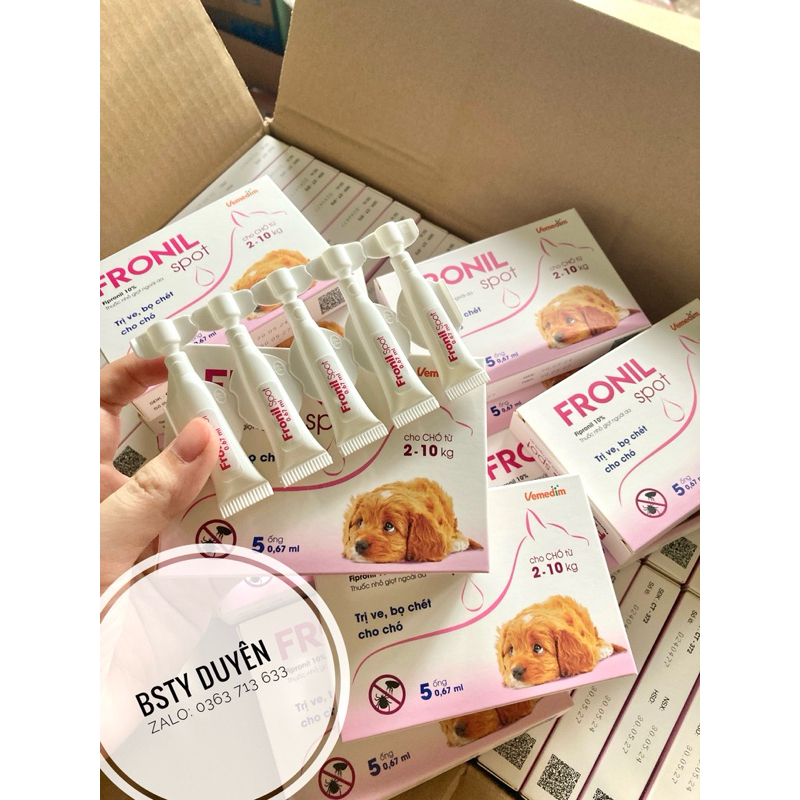 Nhỏ gáy ve giận Fronil cho chó mèo (Mẫu mới)