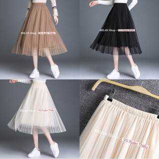 Chân váy công chúa- tutu các kiểu dài midi