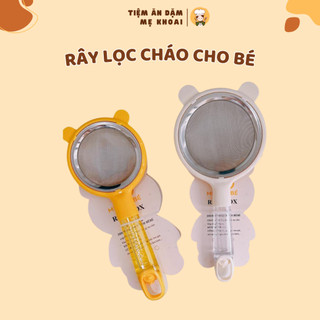  Rây Lọc Cháo Mumbebe Cho Bé Ăn Dặm – Inox 304 Siêu Mịn Tay Cầm Nhựa Lược Bột Đậu Dashi 