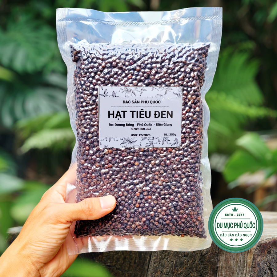 Tiêu Đen Phú Quốc gói 500g