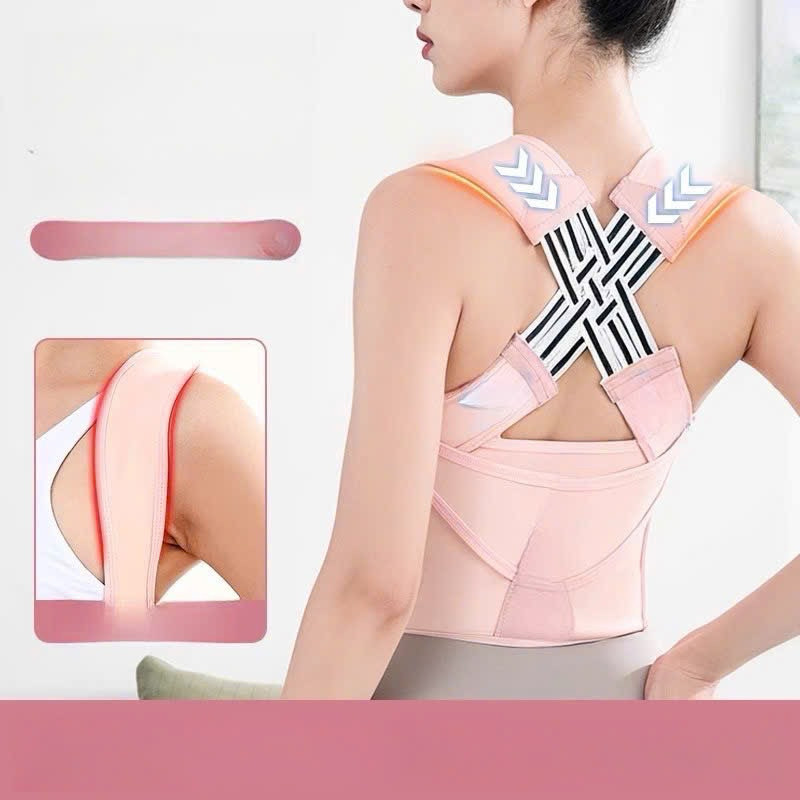 Đai Chống Gù Lưng Cao Cấp Haruco, Đai Điều Chỉnh Tư Thế, Cải Thiện Vóc Dáng Có Nẹp Hỗ Trợ