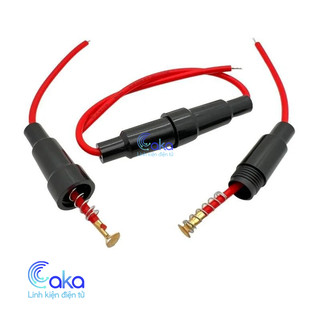 2 Sợi Dây cầu chì ống - Bảo vệ cầu chì (chưa bao gồm cầu chì)