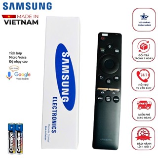 [HÀNG VIỆT NAM CHẤT LƯỢNG CAO] Remote Điều khiển CONG giọng nói TV Samsung 2015-2024 Made in Viet Nam