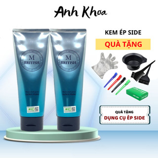 Thuốc ép Side tóc nam BRITISH M Men's Style Down Perm chuyên nghiệp chai 120gr | AnhKhoa