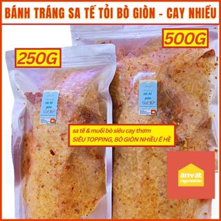 Bánh tráng trộn sa tế tỏi bò giòn SIÊU CAY - Ăn vặt Ngon Lắc Lư