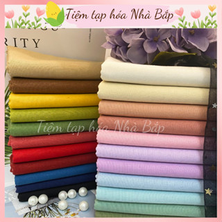 Vải Linen Dày Mịn Đẹp Thêu Tay Và Làm Đồ Handmade Mảnh nhỏ 50x70cm