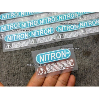 [ 1 TEM ] TEM NITRON DÁN BÌNH DẦU TRONG SUỐT IN UV